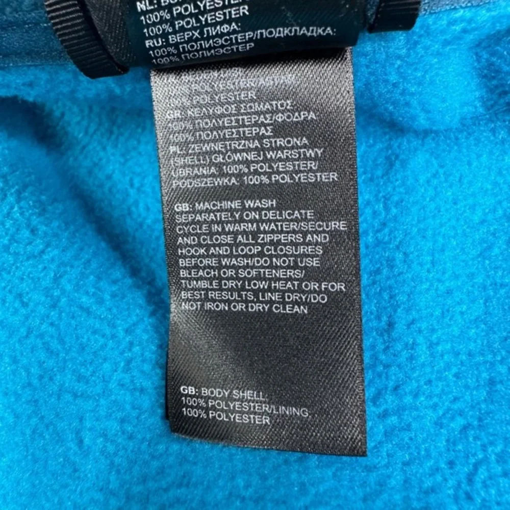 The North Face RDT 300 Khumbu Fleece Jacket Womens Blue Teal Zip Up Full Zip XS - Picture 11 of 16